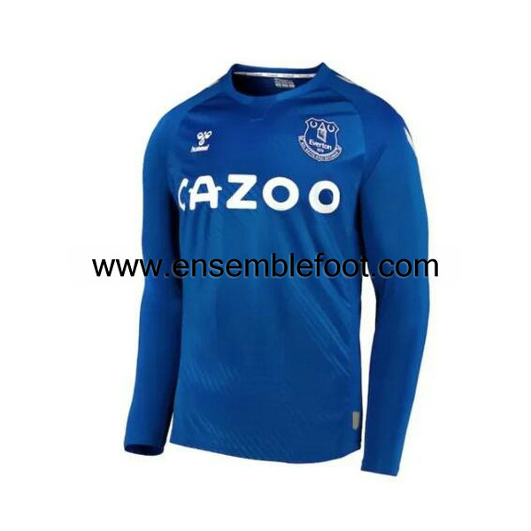 maillot domicile Everton 2020-2021 pour manche longue